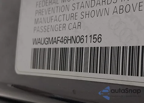 2017 Audi A4 2.0T Ultra Premium z USA, uszkodzony, nr VIN WAUGMAF46HN061156